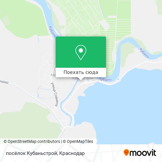 Карта посёлок Кубаньстрой