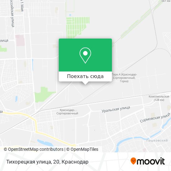 Карта Тихорецкая улица, 20