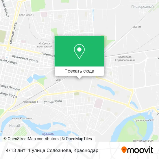 Карта 4/13 лит. 1 улица Селезнева