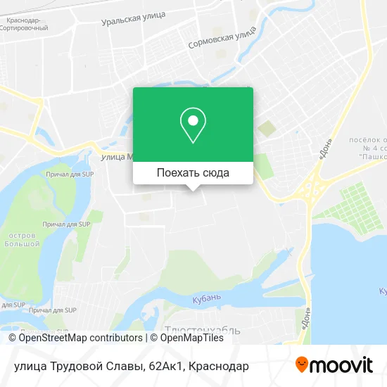 Карта улица Трудовой Славы, 62Ак1