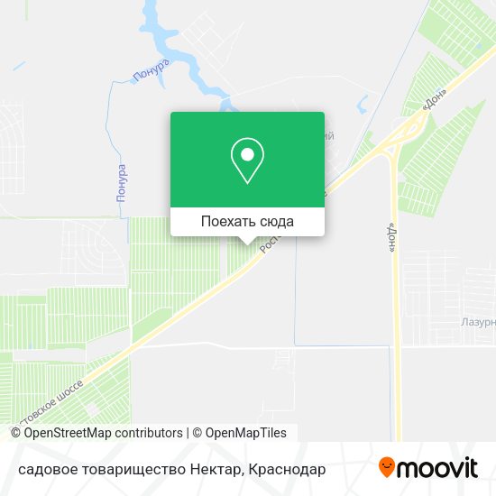 Карта садовое товарищество Нектар