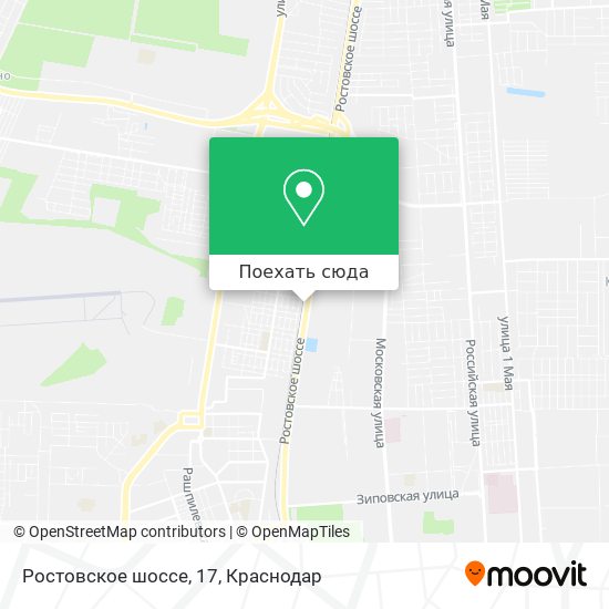 Карта Ростовское шоссе, 17