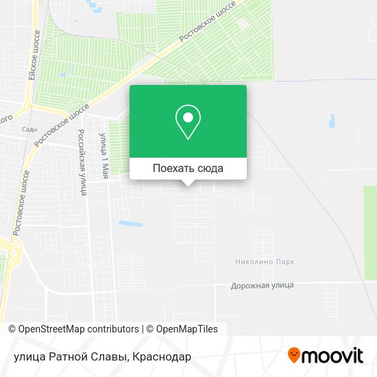 Карта улица Ратной Славы