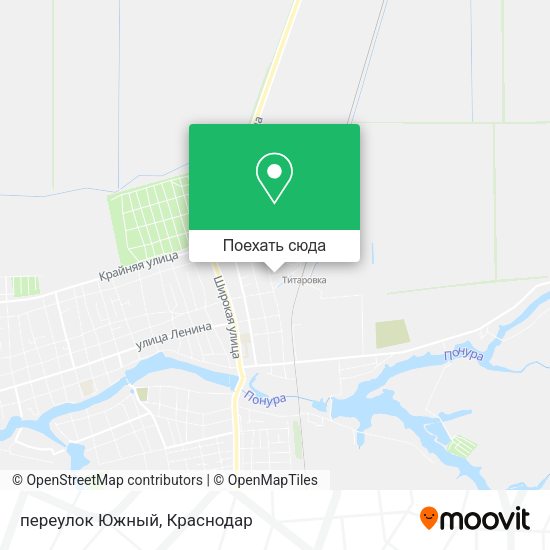 Карта переулок Южный