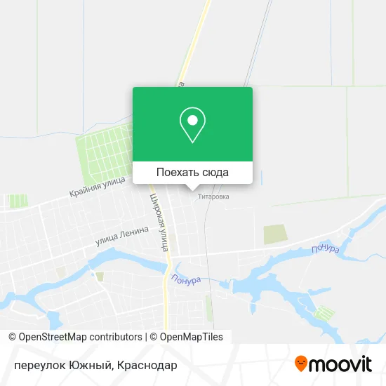 Карта переулок Южный