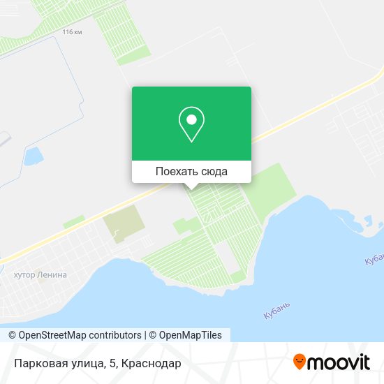 Карта Парковая улица, 5