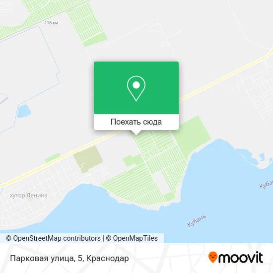 Карта Парковая улица, 5