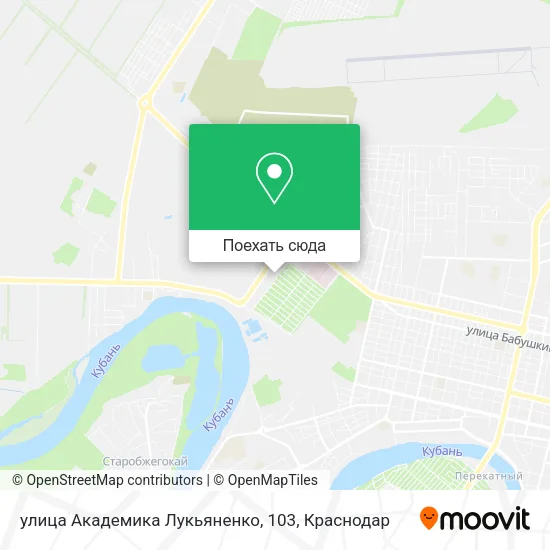 Карта улица Академика Лукьяненко, 103