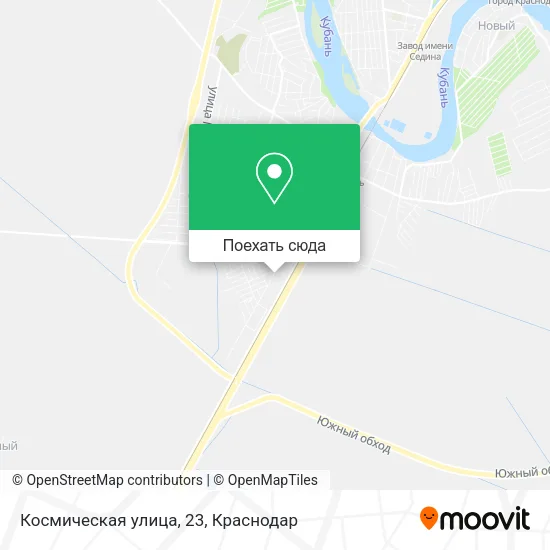 Карта Космическая улица, 23