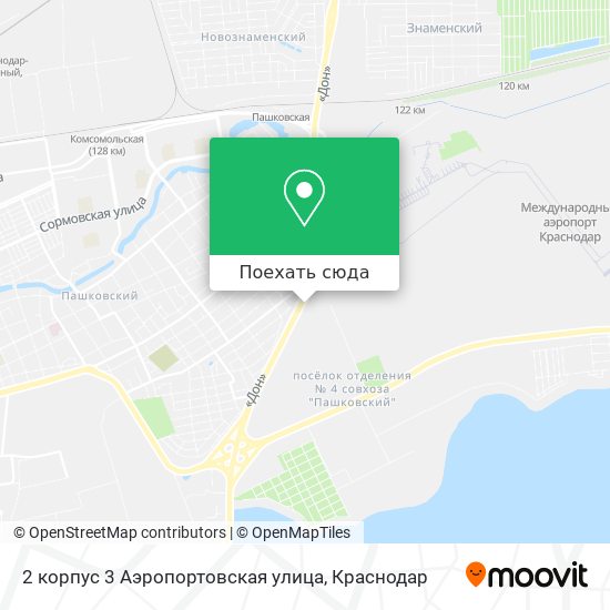 Карта 2 корпус 3 Аэропортовская улица