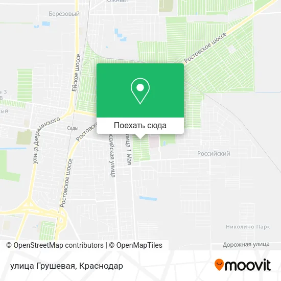 Карта улица Грушевая
