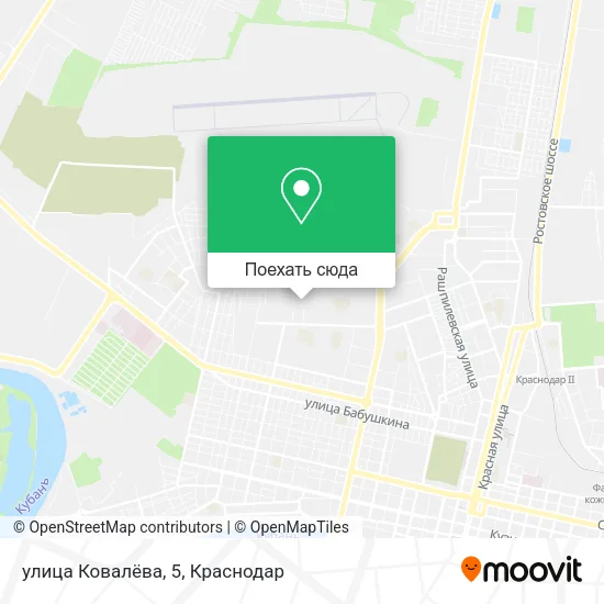 Карта улица Ковалёва, 5