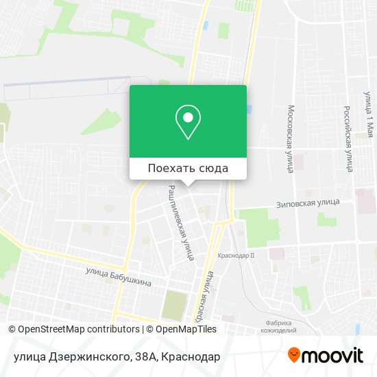 Карта улица Дзержинского, 38А