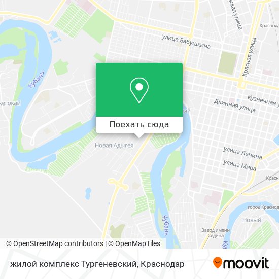 Карта жилой комплекс Тургеневский