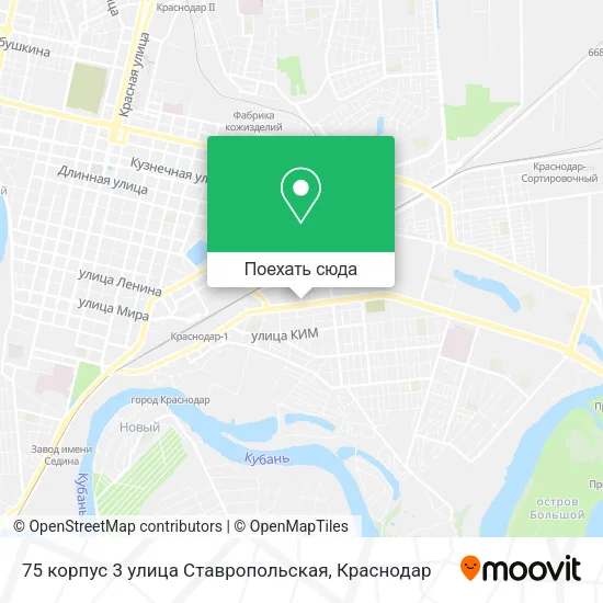 Карта 75 корпус 3 улица Ставропольская