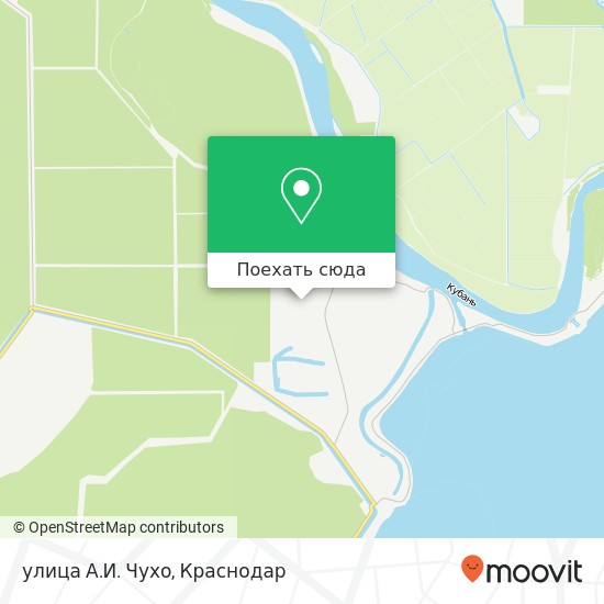 Карта улица А.И. Чухо