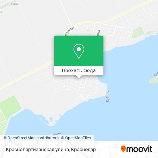 Карта Краснопартизанская улица