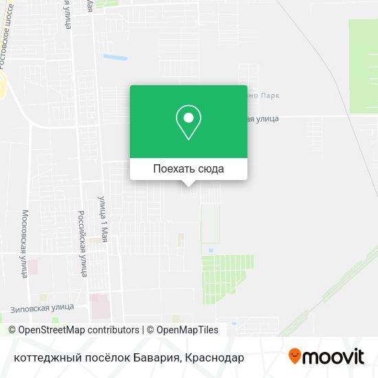 Карта коттеджный посёлок Бавария