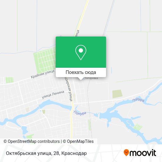 Карта Октябрьская улица, 28