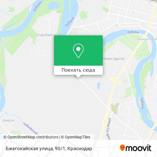 Карта Бжегокайская улица, 90/1