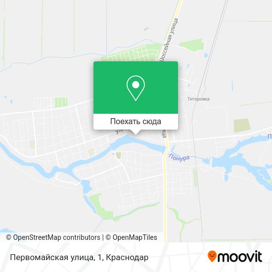 Карта Первомайская улица, 1