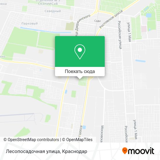 Карта Лесопосадочная улица