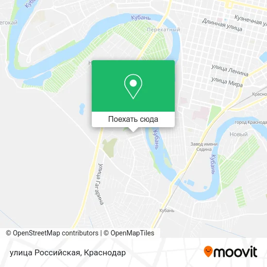 Карта улица Российская
