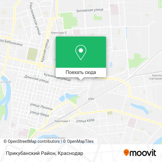 Карта Прикубанский Район