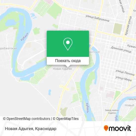 Карта Новая Адыгея