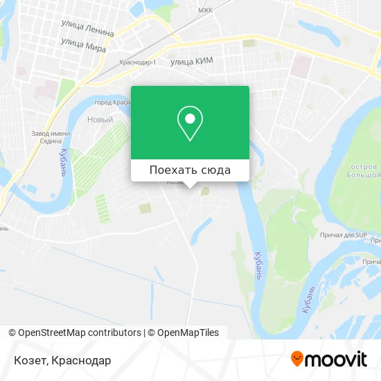 Карта Козет