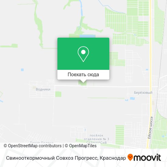 Карта Свинооткормочный Совхоз Прогресс