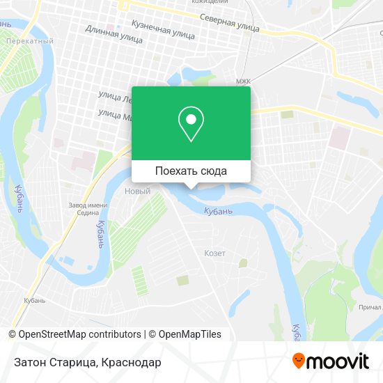 Карта Затон Старица