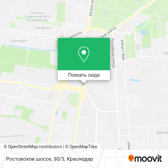 Карта Ростовское шоссе, 30/3