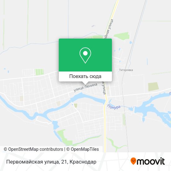 Карта Первомайская улица, 21