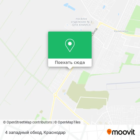 Карта 4 западный обход