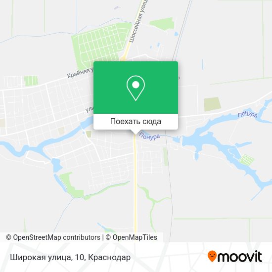 Карта Широкая улица, 10