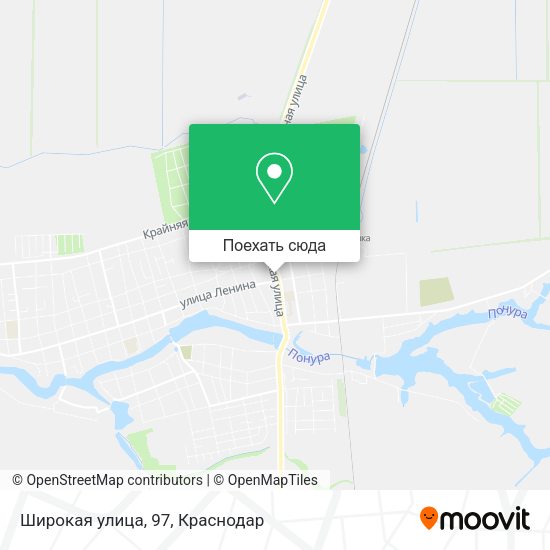 Карта Широкая улица, 97