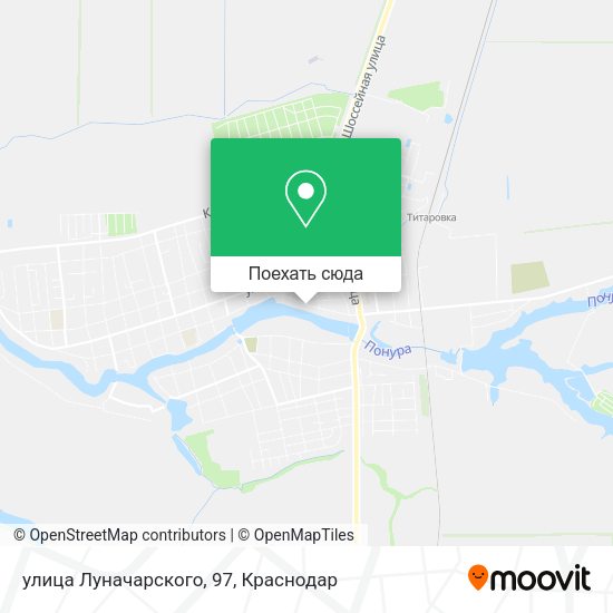 Карта улица Луначарского, 97