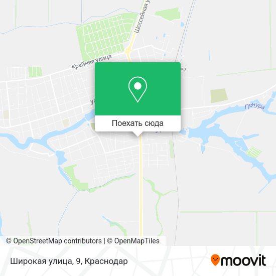 Карта Широкая улица, 9