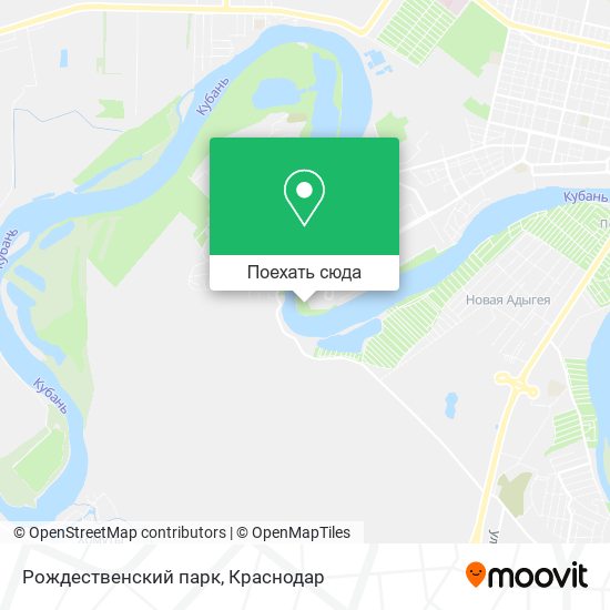 Карта Рождественский парк