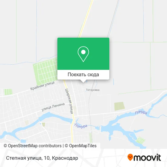 Карта Степная улица, 10