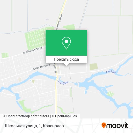 Карта Школьная улица, 1
