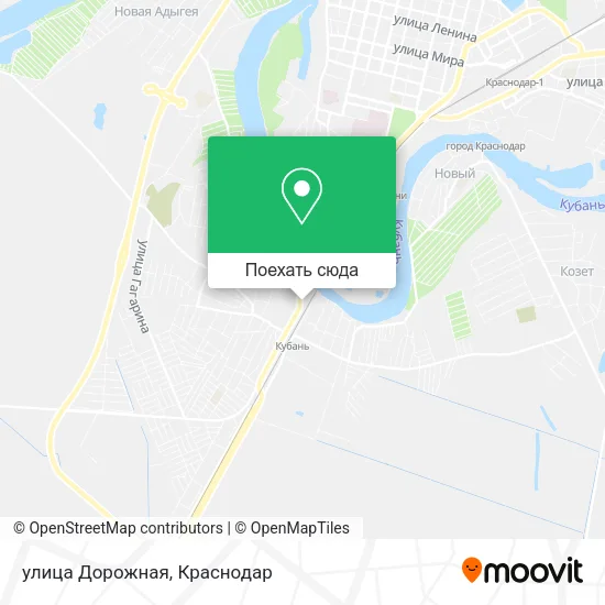 Карта улица Дорожная