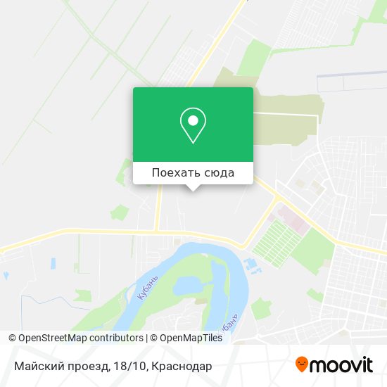 Карта Майский проезд, 18/10
