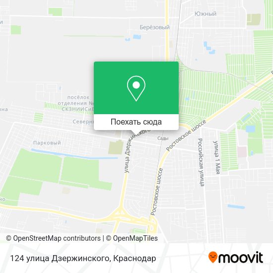 Карта 124 улица Дзержинского