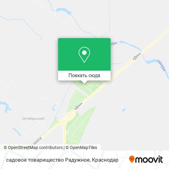 Карта садовое товарищество Радужное