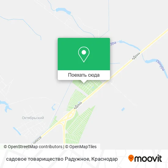 Карта садовое товарищество Радужное