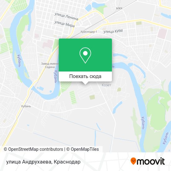 Карта улица Андрухаева