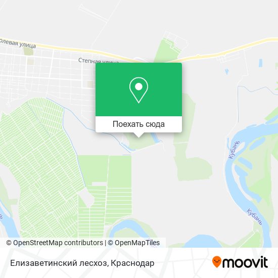 Карта Елизаветинский лесхоз