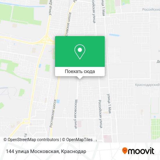 Карта 144 улица Московская